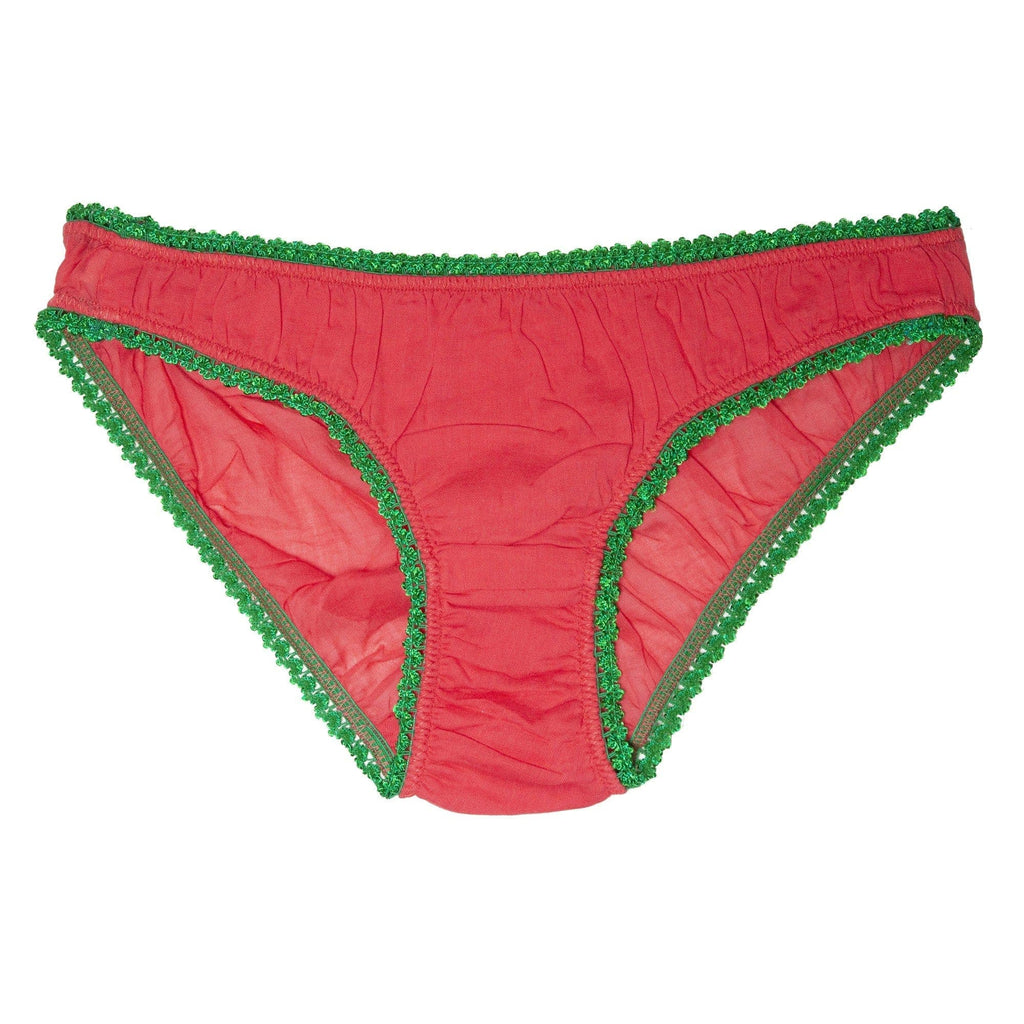 Culotte Germaine Rose indien/Pistache.