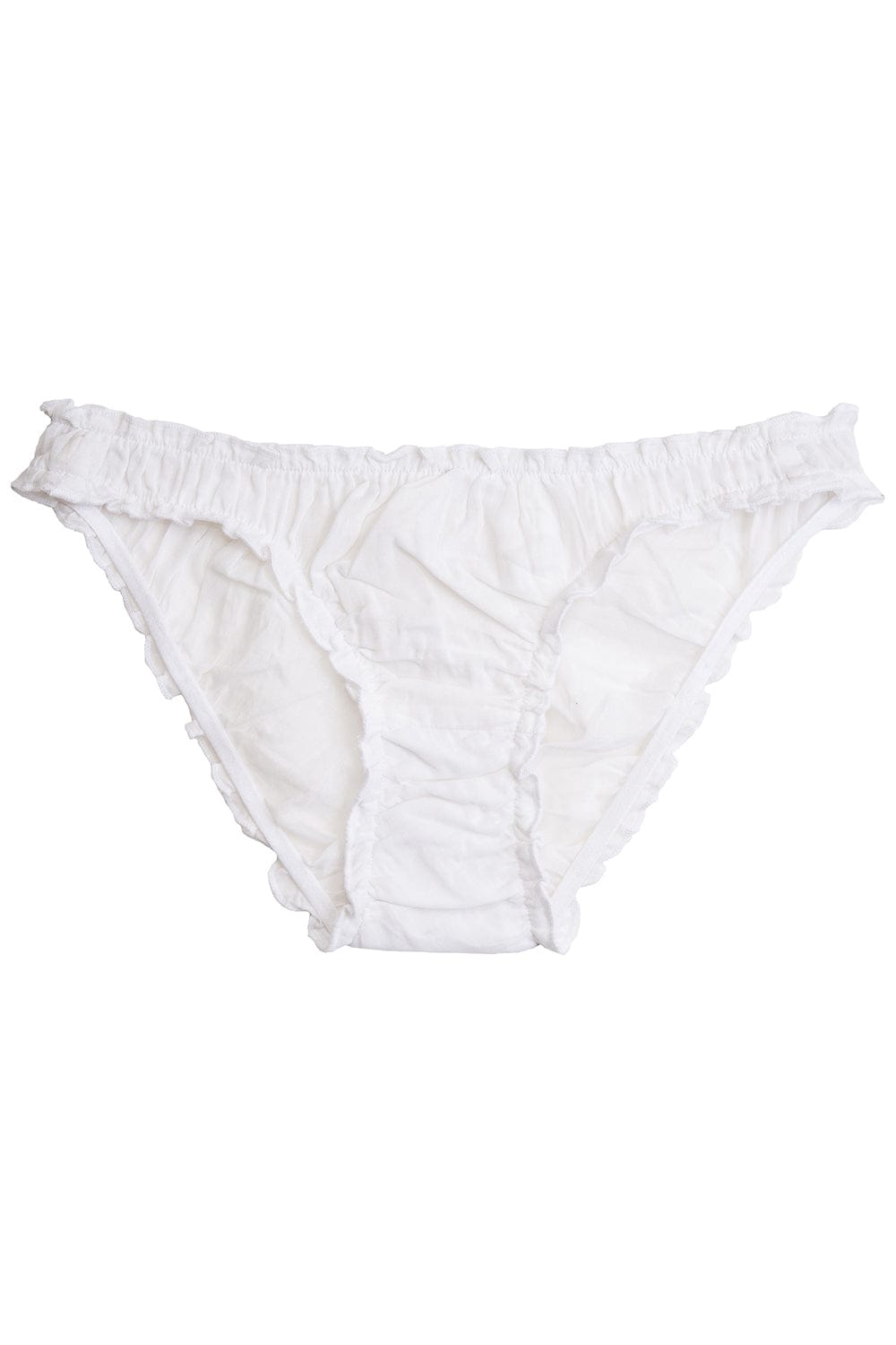 Fancy white panties 100% organic cotton - Germaine des prés –  germainedespres