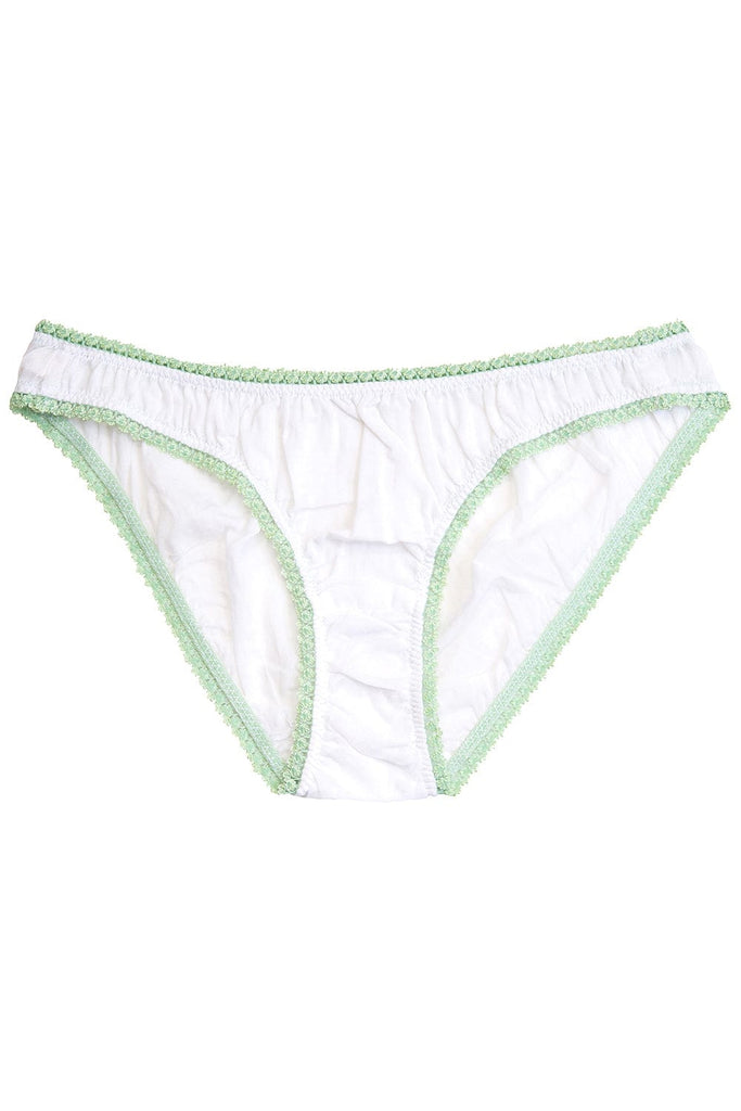 Culotte Germaine Blanc/Pistache.