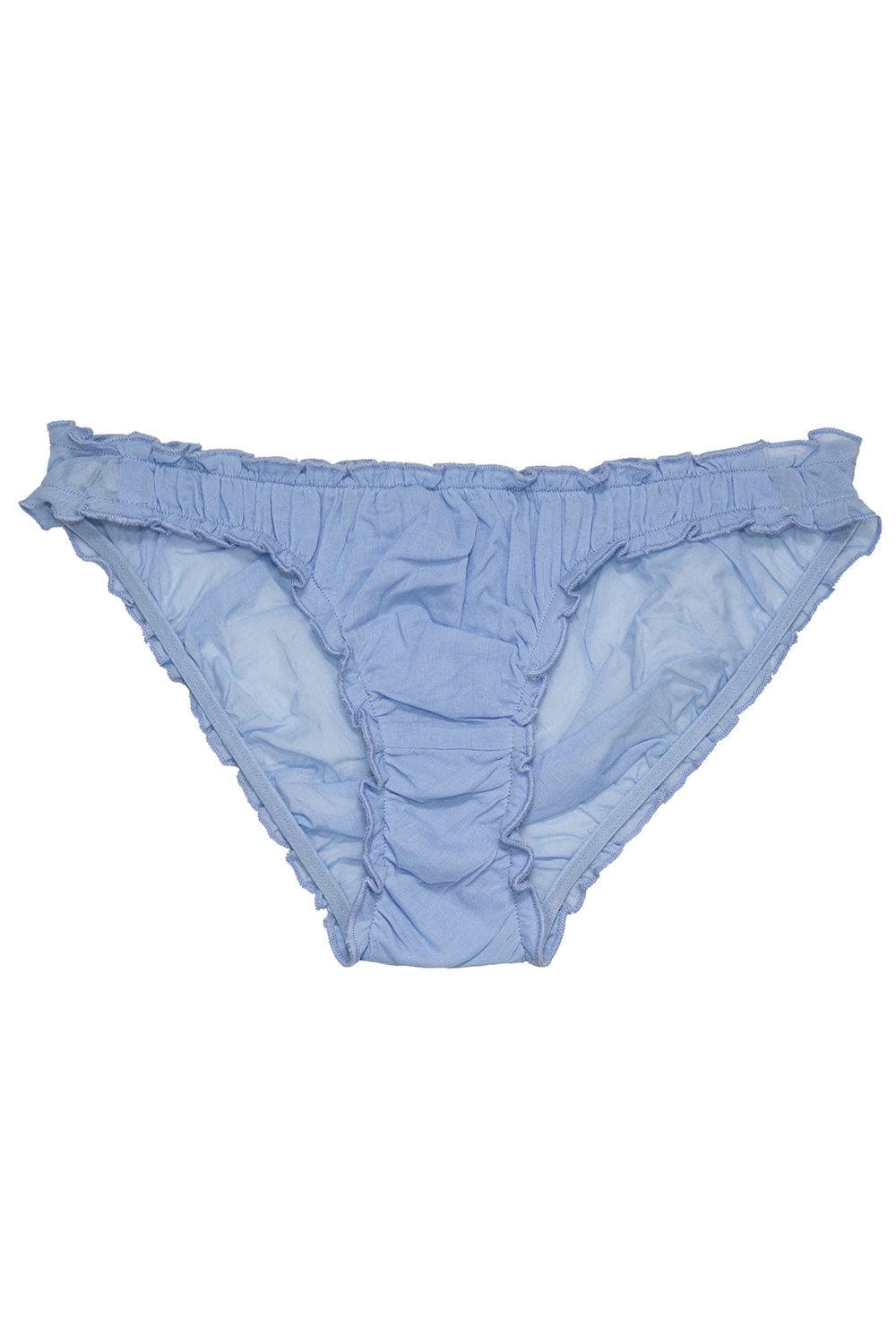 Sky blue fancy panties 100% organic cotton- Germaine des prés –  germainedespres