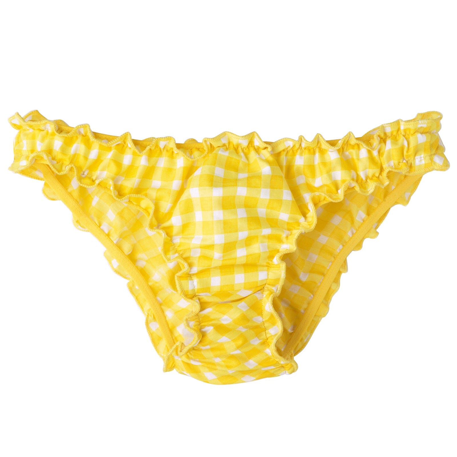 Simone Yellow Gingham Panties